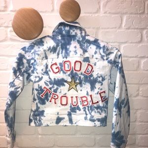 Fun kids denim jacket